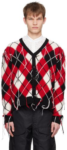 Red Guddle Cardigan - Charles Jeffrey Loverboy - Modalova