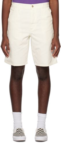 White Single Knee Shorts - Carhartt Work In Progress - Modalova
