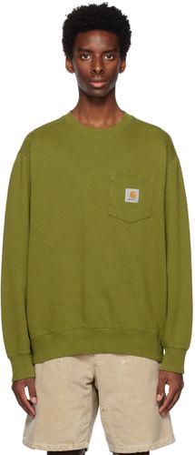 Green Pocket Sweatshirt - Carhartt Work In Progress - Modalova
