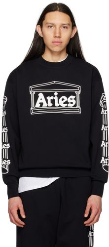 Aries Black Column Sweatshirt - Aries - Modalova