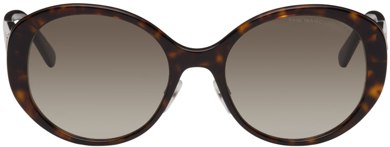 Tortoiseshell Oval Sunglasses - Marc Jacobs - Modalova