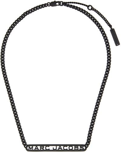 Black 'The Monogram Chain' Necklace - Marc Jacobs - Modalova