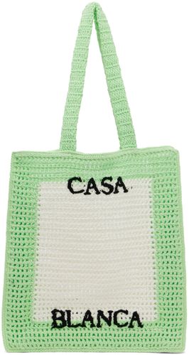Casablanca Green Crochet Tote - Casablanca - Modalova