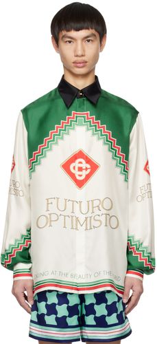 Green & White Shirt - Casablanca - Modalova