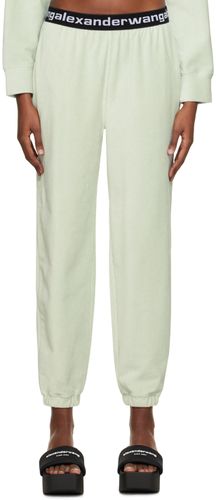 Gray Relaxed-Fit Lounge Pants - alexanderwang.t - Modalova