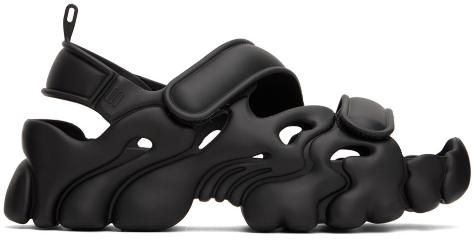 Black Melissa Edition Puff Sandals - Collina Strada - Modalova