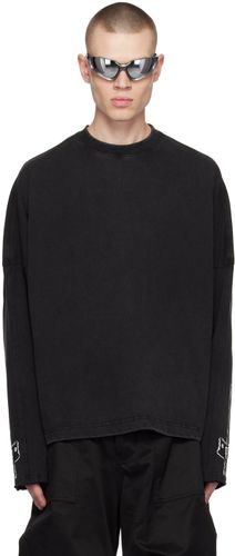 Zipper Print Long Sleeve T-Shirt - We11done - Modalova