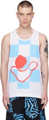 White Graphic Tank Top - Comme des Garçons Homme Plus - Modalova