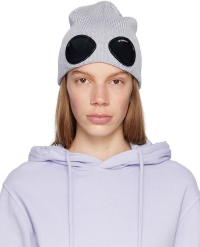 C.P. Company Gray Goggle Beanie - C.P. Company - Modalova
