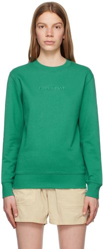 Green Embroidered Sweatshirt - C.P. Company - Modalova