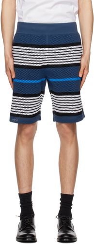 Burberry Navy Striped Shorts - Burberry - Modalova