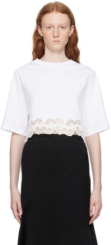 White Lace Trim T-Shirt - Stella McCartney - Modalova