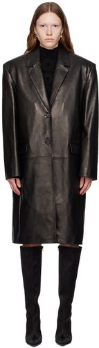 Oversized Leather Coat - Magda Butrym - Modalova