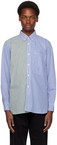 Blue & Checked Shirt - Pop Trading Company - Modalova