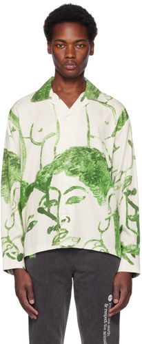 SSENSE Exclusive Green & Off-White First Kiss Shirt - Carne Bollente - Modalova