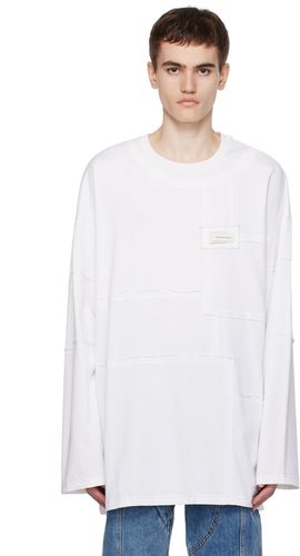 Paneled Long Sleeve T-Shirt - Feng Chen Wang - Modalova