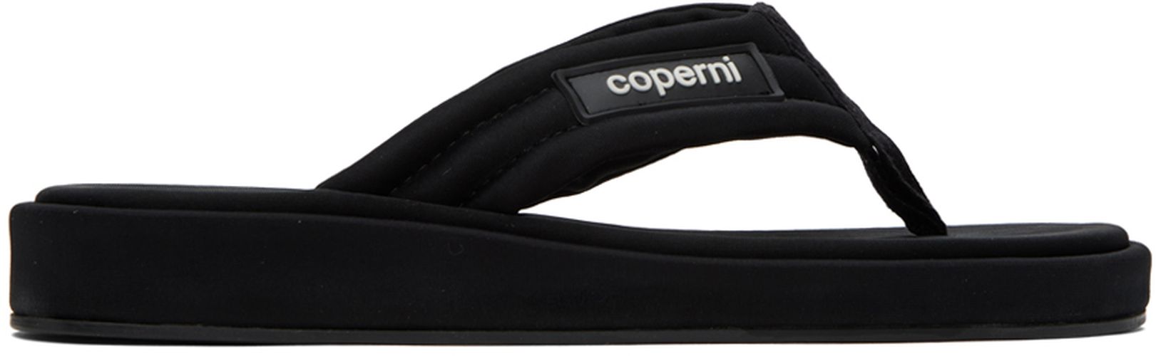 Coperni Black Quilted Flip Flops - Coperni - Modalova