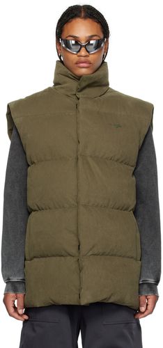 We11done Khaki Quilted Down Vest - We11done - Modalova