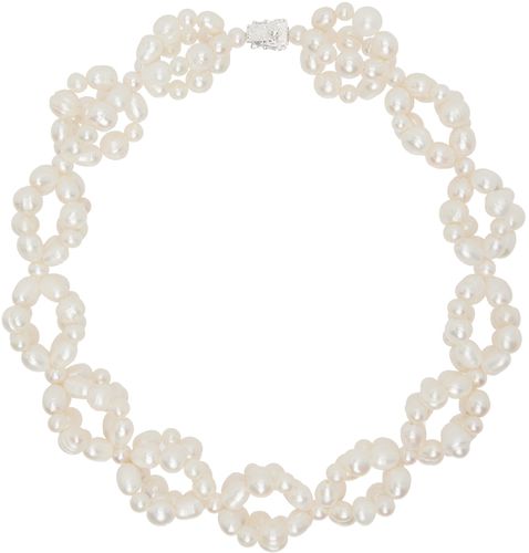 White Hanging Pearl Necklace - Bleue Burnham - Modalova