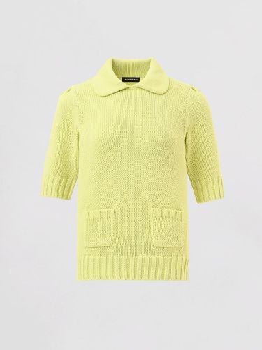 Short sleeve sweater in chunky rib knit - REPEAT cashmere - Modalova