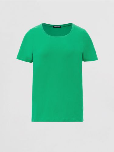 Basic cotton crew neck T-shirt - REPEAT cashmere - Modalova
