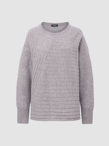 Cashmere sweater with diagonal knit - REPEAT cashmere - Modalova
