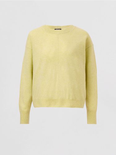 Casual organic cashmere sweater with buttoned back - REPEAT cashmere - Modalova