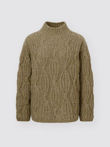 Luxurious silk cashmere blend cable knit sweater - REPEAT cashmere - Modalova