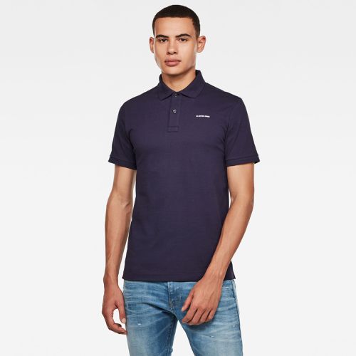 Oluv Slim Polo - Dark blue - Men - G-Star RAW - Modalova