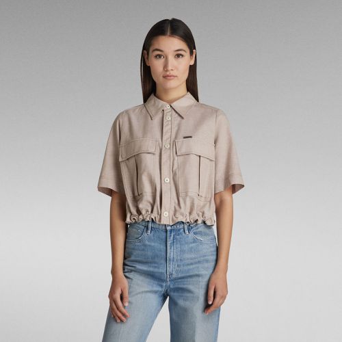 Camisa Cropped Field - Mujer - G-Star RAW - Modalova