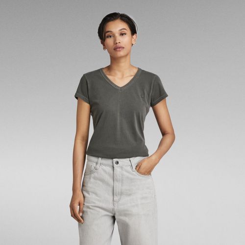 Camiseta Eyben Slim V-Neck - Mujer - G-Star RAW - Modalova