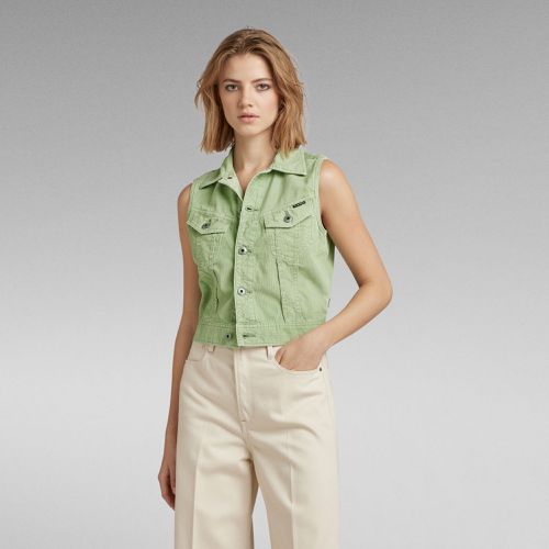 Slim Denim Vest - Green - Women - G-Star RAW - Modalova