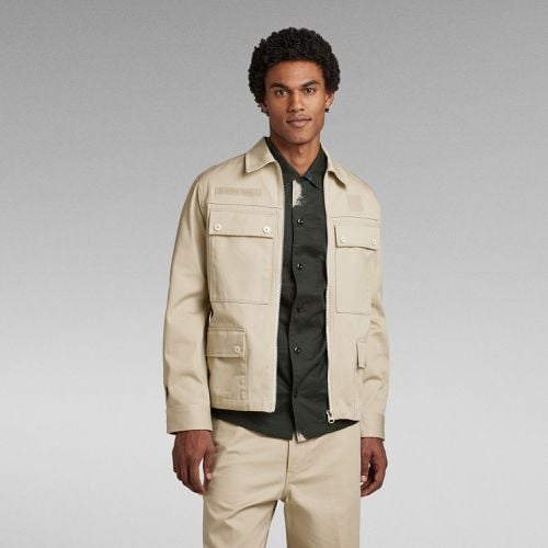 Pocket Zip Jacket - Beige - Men - G-Star RAW - Modalova