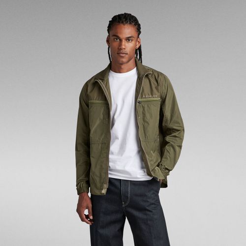 Fabric Mix Overshirt - Green - Men - G-Star RAW - Modalova