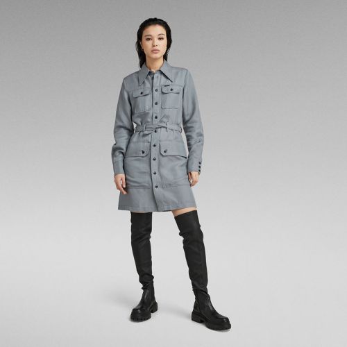 Military Shirt Dress - Grey - Women - G-Star RAW - Modalova