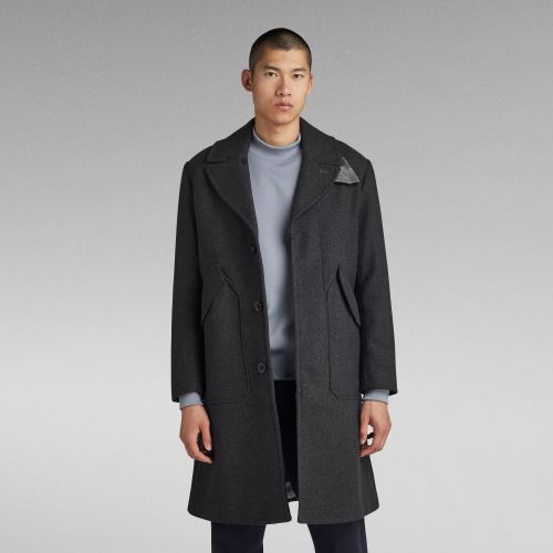 Premium Wool Overcoat - Grey - Men - G-Star RAW - Modalova