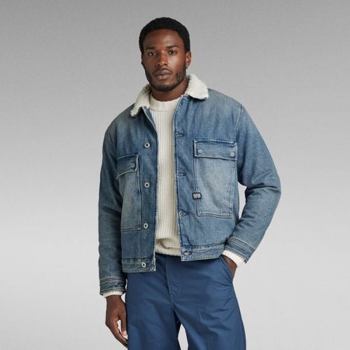 Utility Flap Pocket Sherpa Jacket - Men - G-Star RAW - Modalova