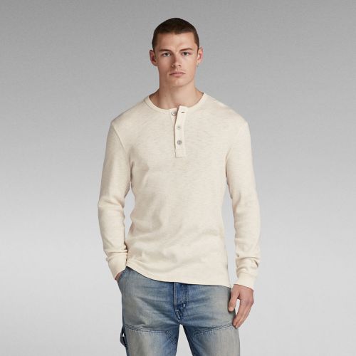 Henley Slim Tweeter - Beige - Men - G-Star RAW - Modalova