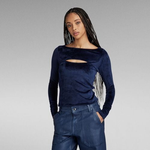 Cut-Out Slim Boatneck Top - Women - G-Star RAW - Modalova