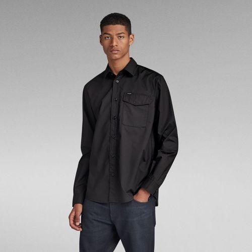 Rine Regular Shirt - Black - Men - G-Star RAW - Modalova