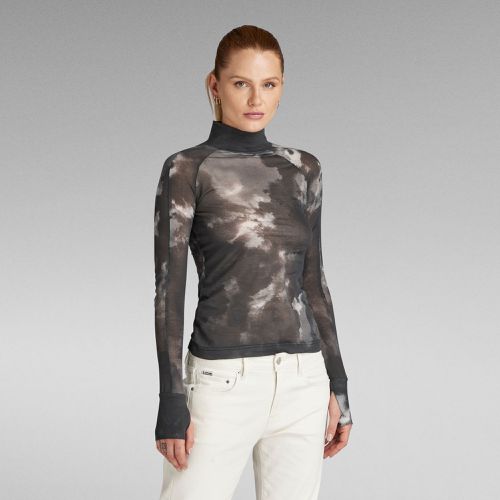 Blurry Camo Slim Mock Top - Women - G-Star RAW - Modalova