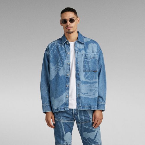 Unisex Oversized Boxy Fit Overshirt - Men - G-Star RAW - Modalova