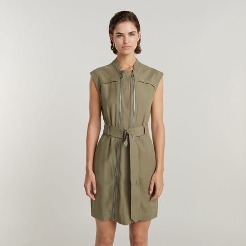 Multi Zip Dress - Brown - Women - G-Star RAW - Modalova