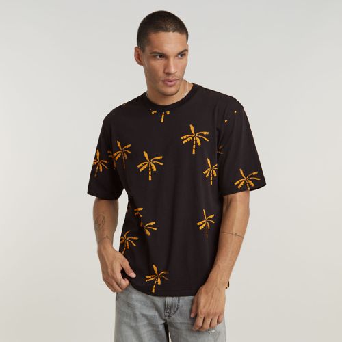 Musa Palm Allover Print Boxy T-Shirt - - Men - G-Star RAW - Modalova