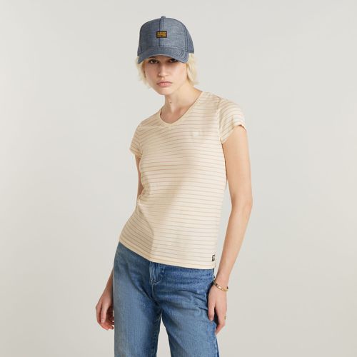 Stripe Eyben Slim V-Neck Top 2.0 - - Women - G-Star RAW - Modalova