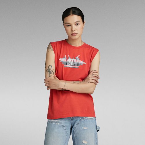 Top G-Star Merch - Rojo - Mujer - G-Star RAW - Modalova