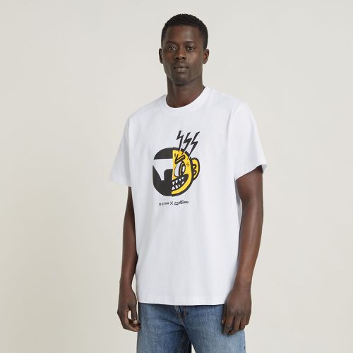 Camiseta Unisex Face Cartoon Loose - Hombre - G-Star RAW - Modalova