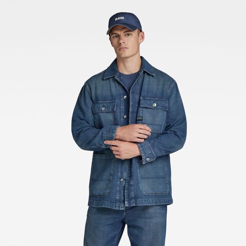 Chore Jacket - Medium blue - Men - G-Star RAW - Modalova