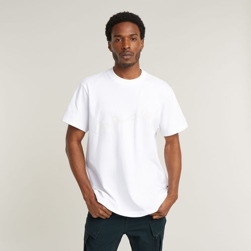 Camiseta Flock G-Script Loose - Hombre - G-Star RAW - Modalova