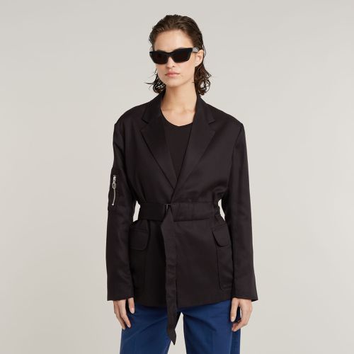 Belted Blazer - Black - Women - G-Star RAW - Modalova